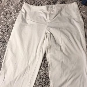 Used white Capri size 16 from Dress Barn.